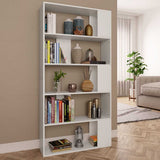 Vidaxl boekenkast kamerscherm 80x24x159 cm bewerkt hout wit