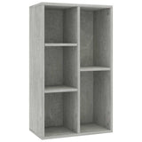 Vidaxl boekenkast dressoir 50x25x80 cm bewerkt hout betongrijs