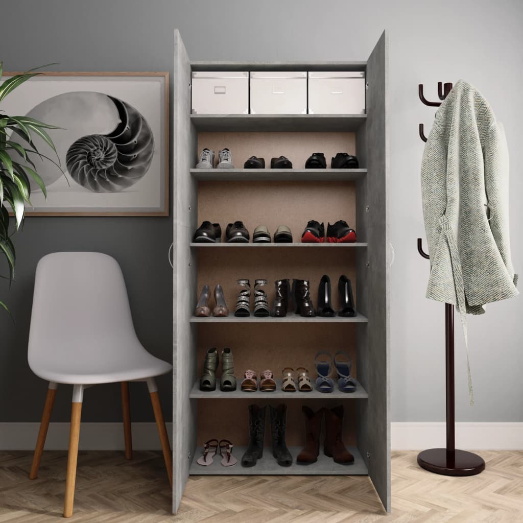 Armoire à chaussures Vidaxl 80x35.5x180 cm