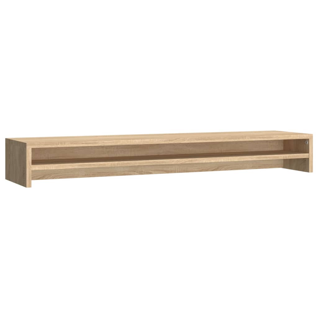 Vidaxl monitorstandaard 100x24x13 cm bewerkt hout sonoma eikenkleurig