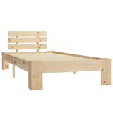Vidaxl bedframe massief grenenhout 90x200 cm