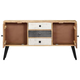 Vidaxl dressoir 118x30x62 cm massief mangohout