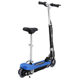 Vidaxl step elektrisch met zitje 120 w blauw