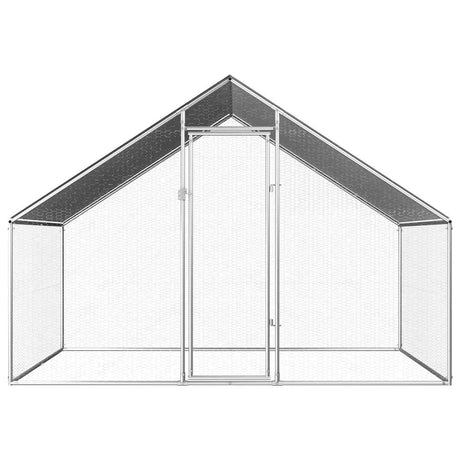 Vidaxl Chicken Coop 2.75x2x1,92 m Galvanisé Acier