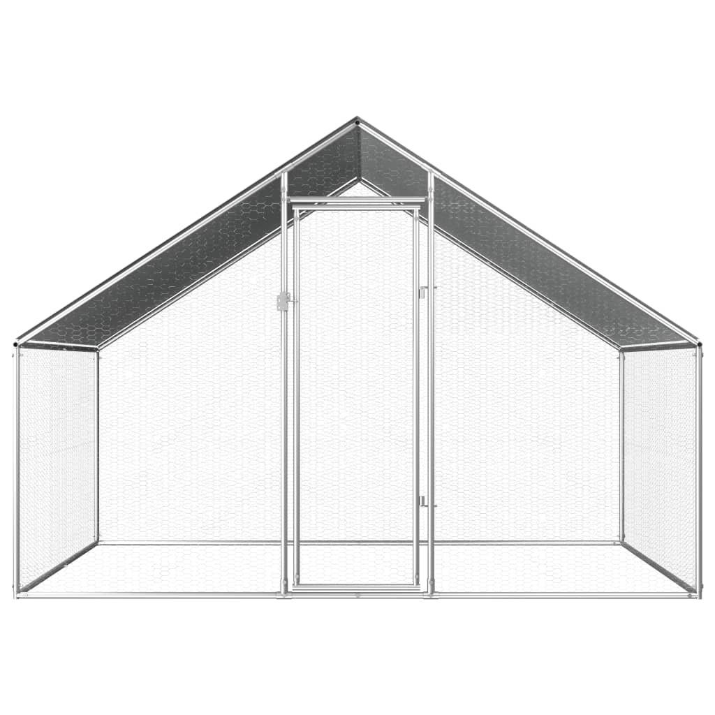 Vidaxl kurczak 2,75x2x1,92 M stal ocynkowana