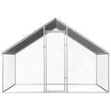 Vidaxl Chicken Coop 2.75x2x1.92 m Acciaio zincato