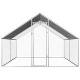 Vidaxl Chicken Coop 2.75x4x1.92 M verzinkte Stahl