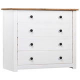 Vidaxl bijzetkast panama range 80x40x73 cm grenenhout wit