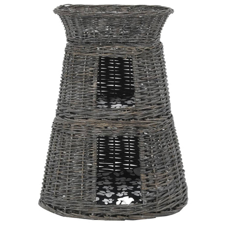 Vidaxx ensemble panier pour chat 3 pièces avec coussins 47x34x60 cm saule