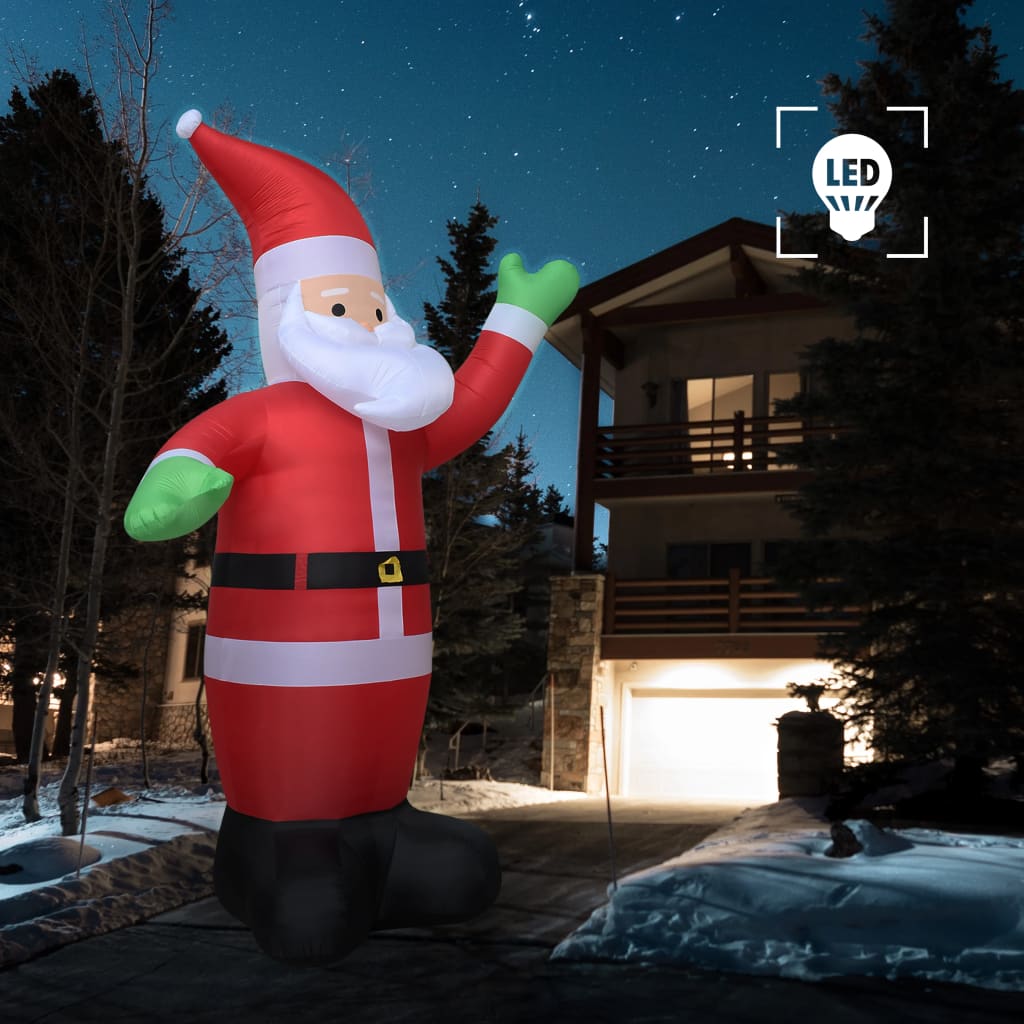 Vidaxl Santa LED gonflable xxl ip20 600 cm