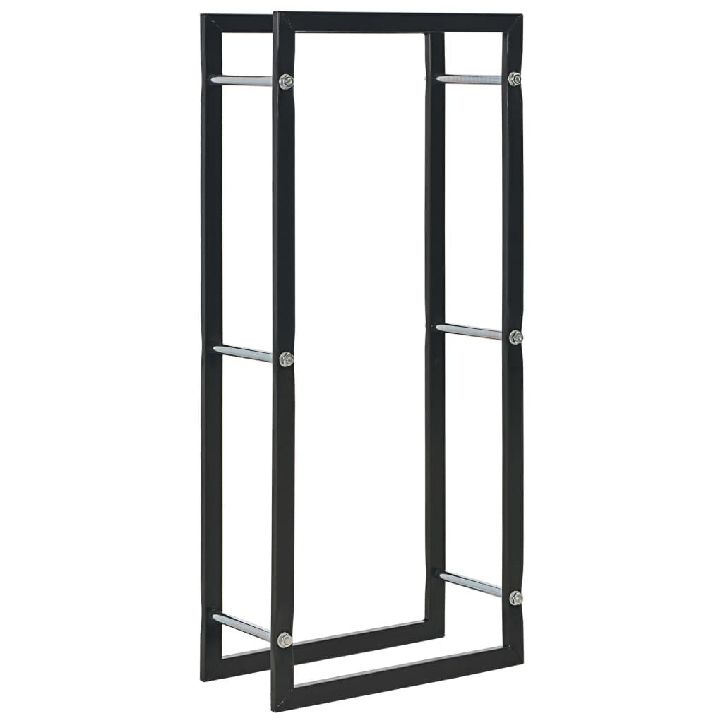 Fidaxl Foyer 44x20x100 cm en acier noir