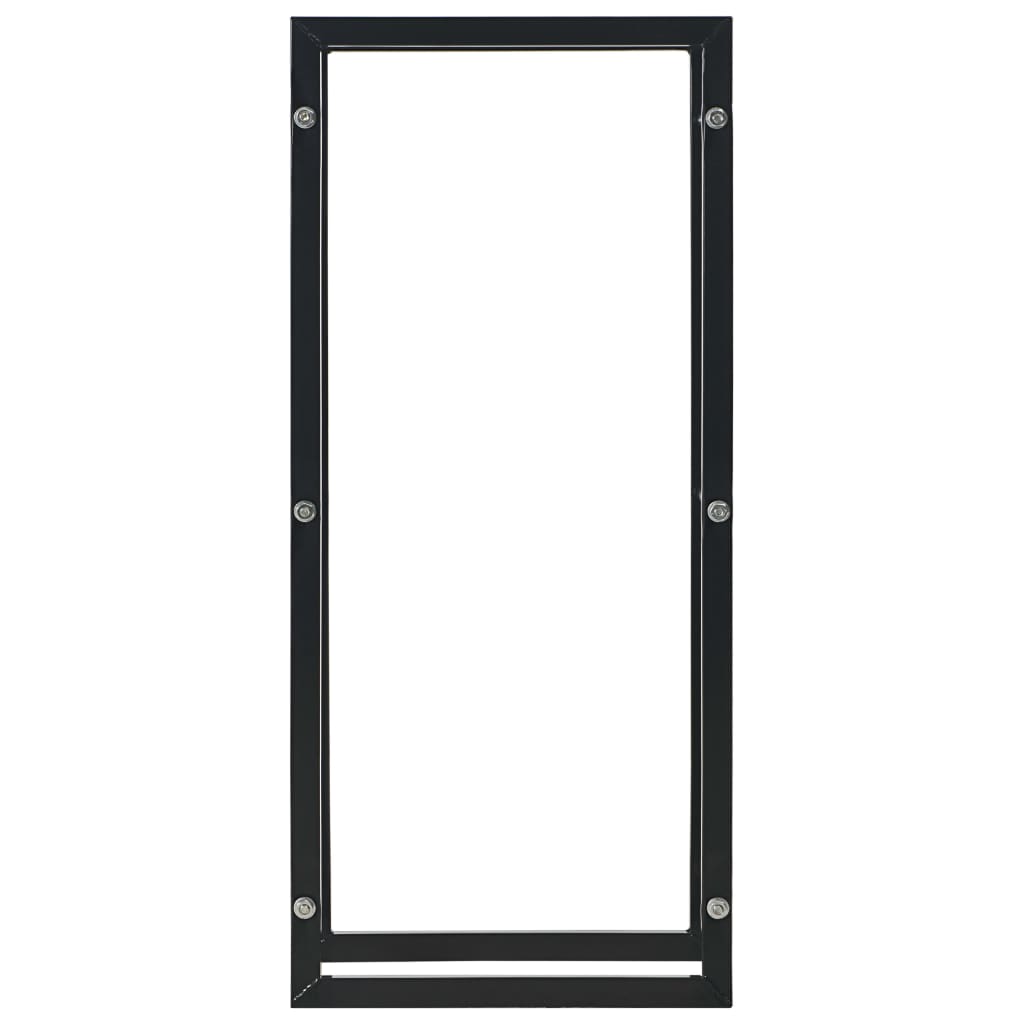 Fidaxl Foyer 44x20x100 cm en acier noir