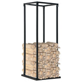 Chimenea de Vidaxl con base 37x37x113 cm de acero negro