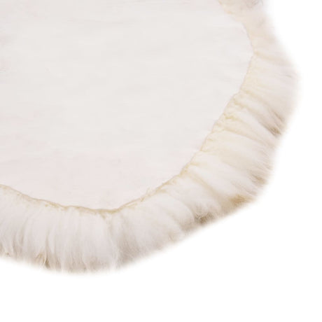 Vidaxl tapis 60x90 cm en peau de mouton brun mélangé