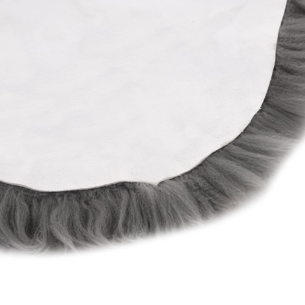 Vidaxl rug 60x180 cm sheepskin light gray