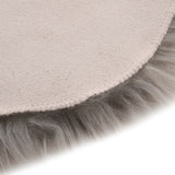 Vidaxl rug 60x90 cm artificial coat light gray