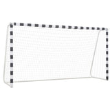 Vidaxl Football Gold 300x160x90 cm in metallo bianco e nero