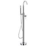 Vidaxl baignoire grue détachée de 118,5 cm en acier inoxydable