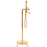 VidaXL Bathtub crane Detached 99.5 cm Stainless steel gold colored