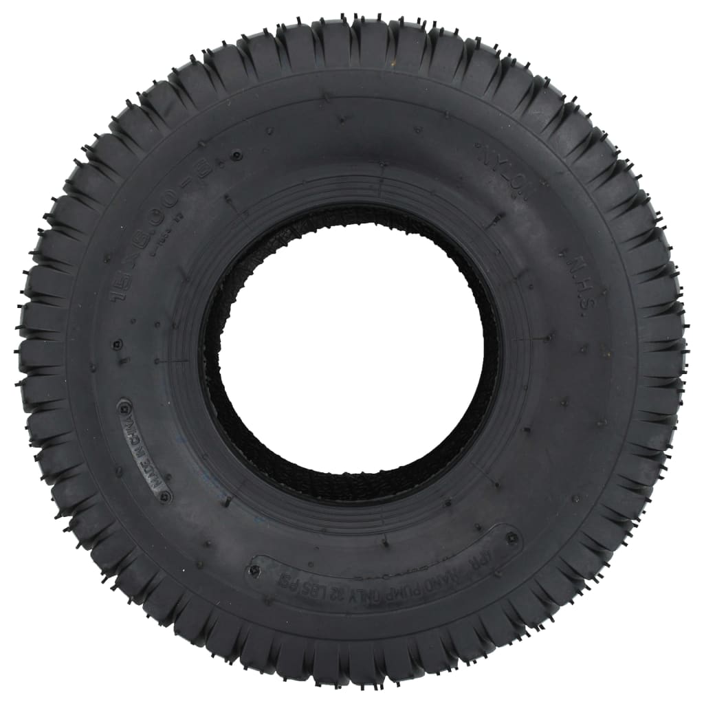 Neumáticos de carretilla Vidaxl 2 st 15x6.00-6 4pr caucho