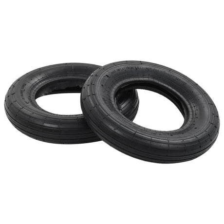 Vidaxl 4 pièces pneu et ruban intérieur