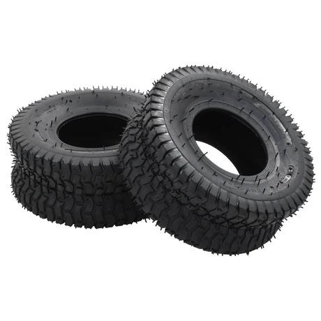 Vidaxl 4 pièces pneu et pneu intérieur ensemble 15x6.00-6 4pr