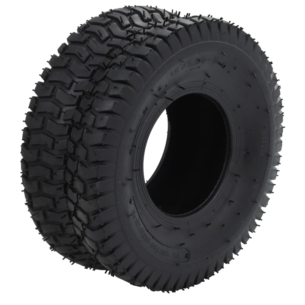Vidaxl 4 pièces pneu et pneu intérieur ensemble 15x6.00-6 4pr