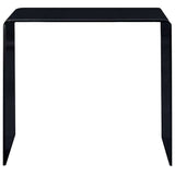 Vidaxl salontafel 50x50x45 cm gehard glas zwart