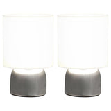 VidaXL table lamps 2 sts with a junction button E14 White