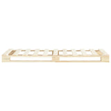 Vidaxl bedframe pallet massief grenenhout 90x200 cm