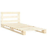 Vidaxl bedframe pallet massief grenenhout 90x200 cm