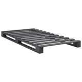 Vidaxl bedframe pallet massief grenenhout grijs 90x200 cm