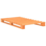 Vidaxl bedframe pallet massief grenenhout bruin 100x200 cm