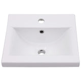 Vidaxl Built -en Wash Tableau 42x39x18 cm Céramique blanc