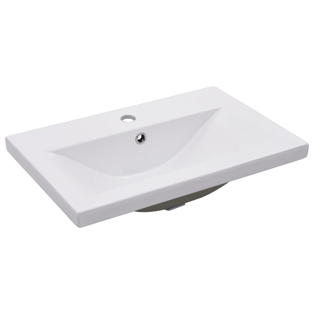 Vidaxl bygget -i vask Tabell 61x39,5x18,5 cm keramisk hvit