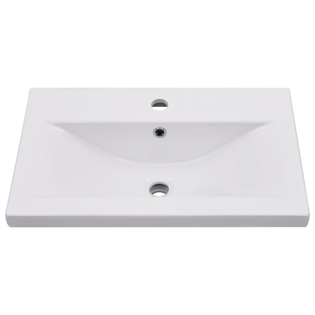 Vidaxl bygget -i vask Tabell 61x39,5x18,5 cm keramisk hvit