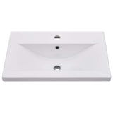 Vidaxl Built -en Wash Tableau 61x39.5x18,5 cm Céramique blanc