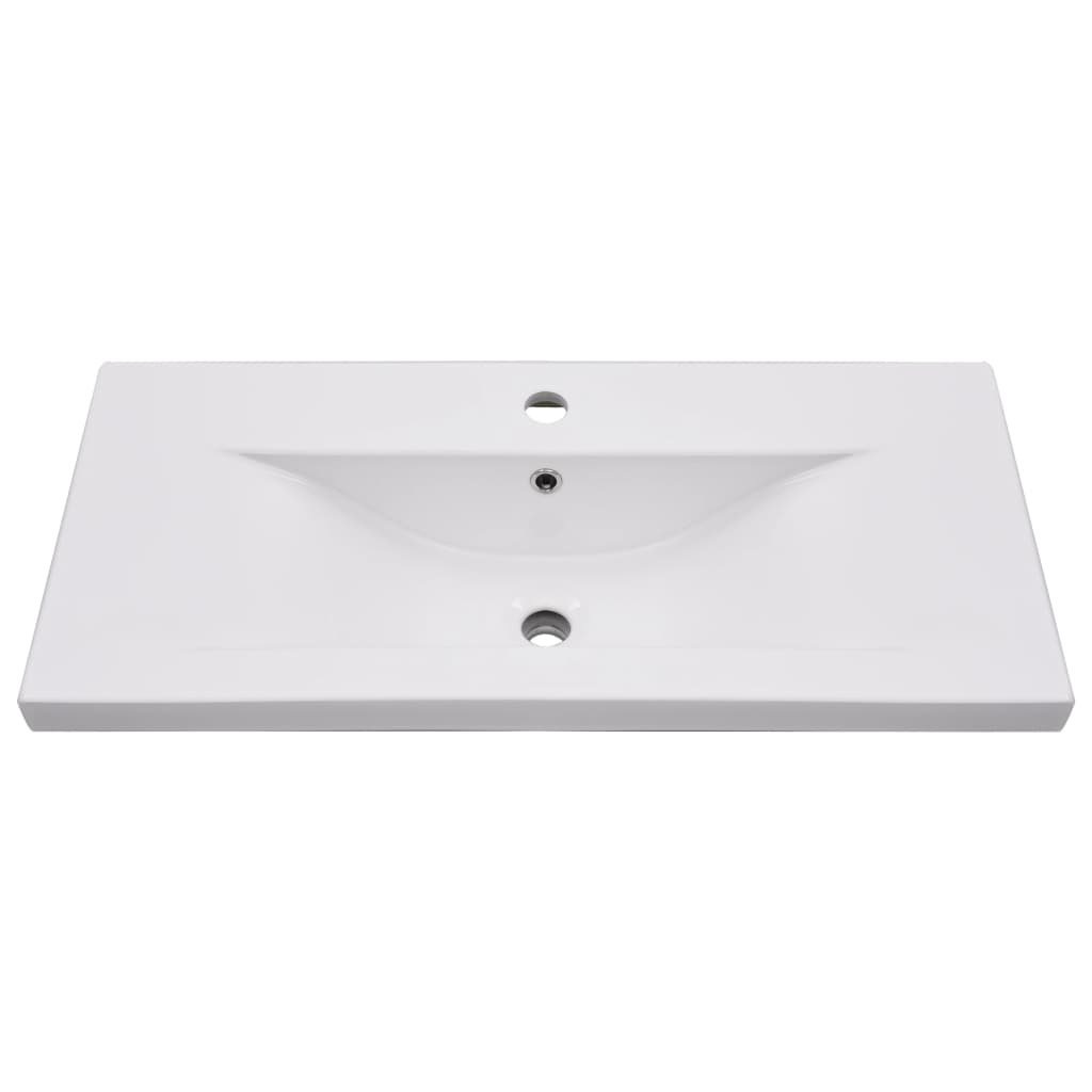 Vidaxl bygget -i vask Tabel 81x39.5x18,5 cm keramisk hvid