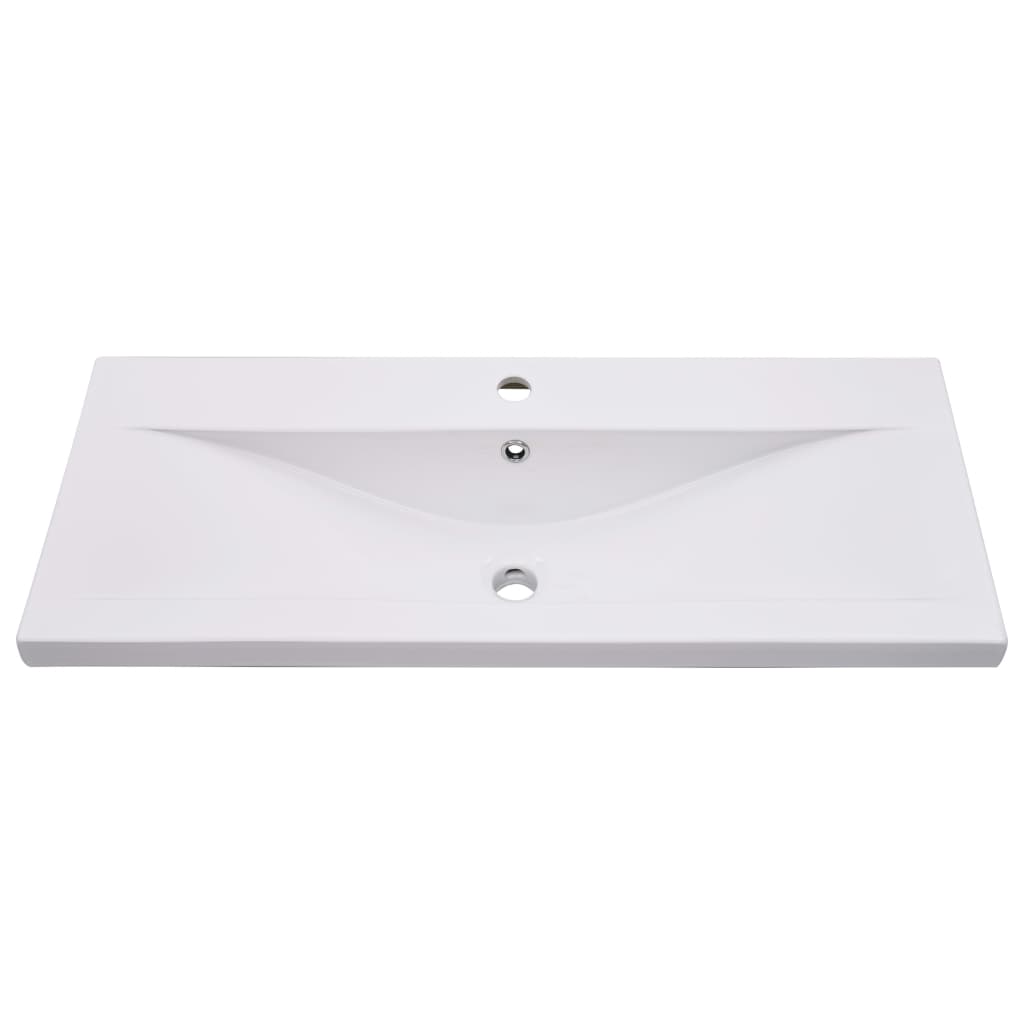 Vidaxl bygget -I vask Tabell 91x39,5x18,5 cm keramisk hvit