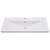 Vidaxl bygget -I vask Tabell 91x39,5x18,5 cm keramisk hvit