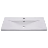 Vidaxl inbouwwastafel 101x39,5x18,5 cm keramiek wit