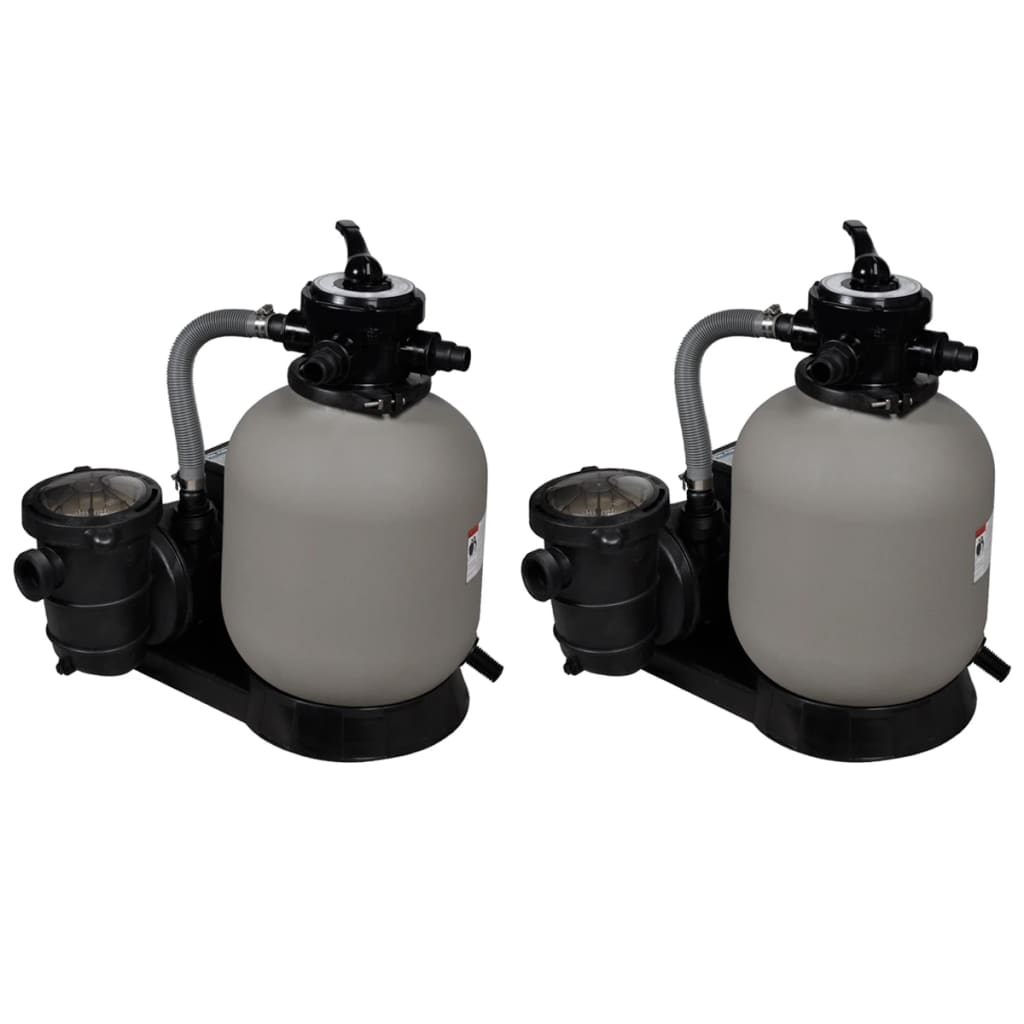 Vidaxl Sand Filter Pumps 2 St 600 W 17000 L U U