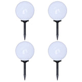 Vidaxl Garden Path Lamps 4 ST avec broche de terre LED 30 cm
