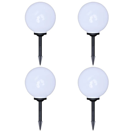 Vidaxl Garden Path Lamps 4 ST avec broche de terre LED 30 cm