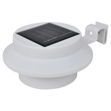 Lampes de clôture vidaxl 12 st solaires blancs blancs