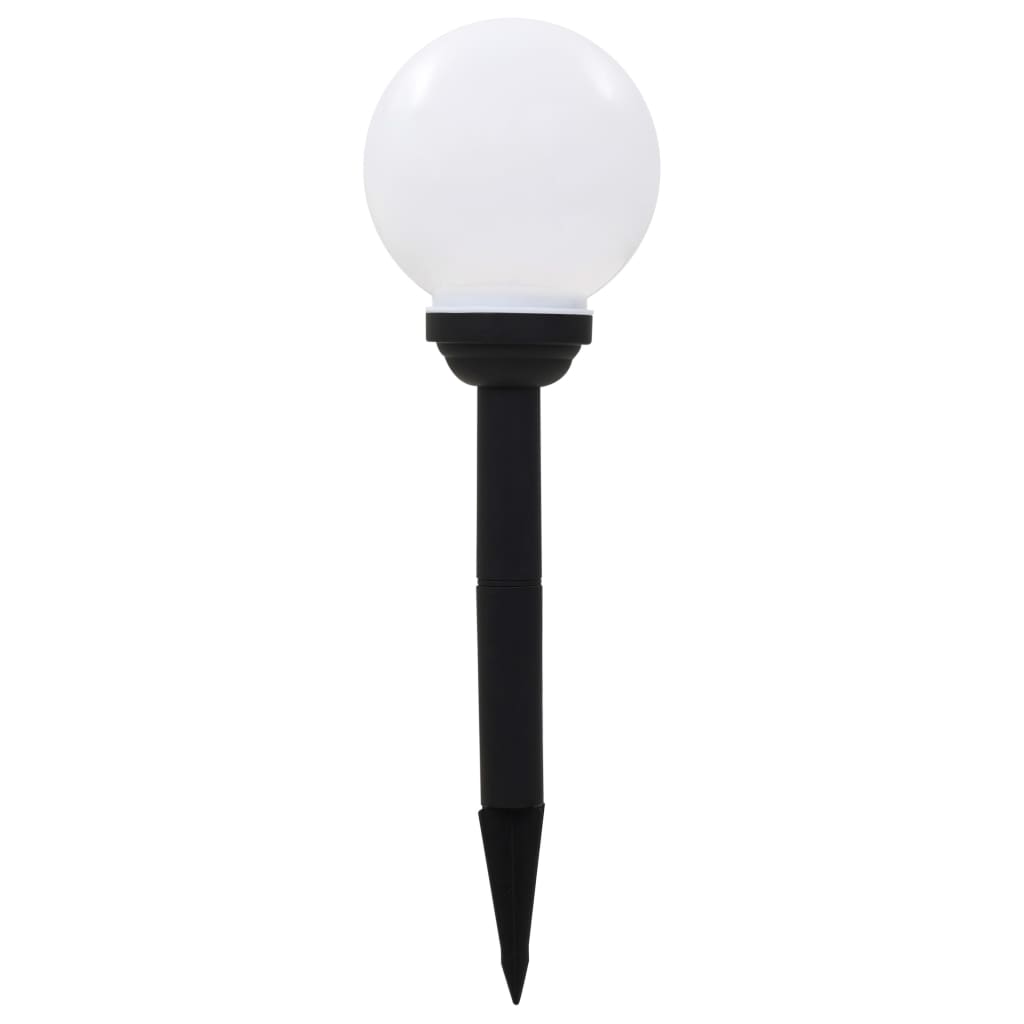 VidaXL Solarlampen 6 st LED rond 20 cm RGB