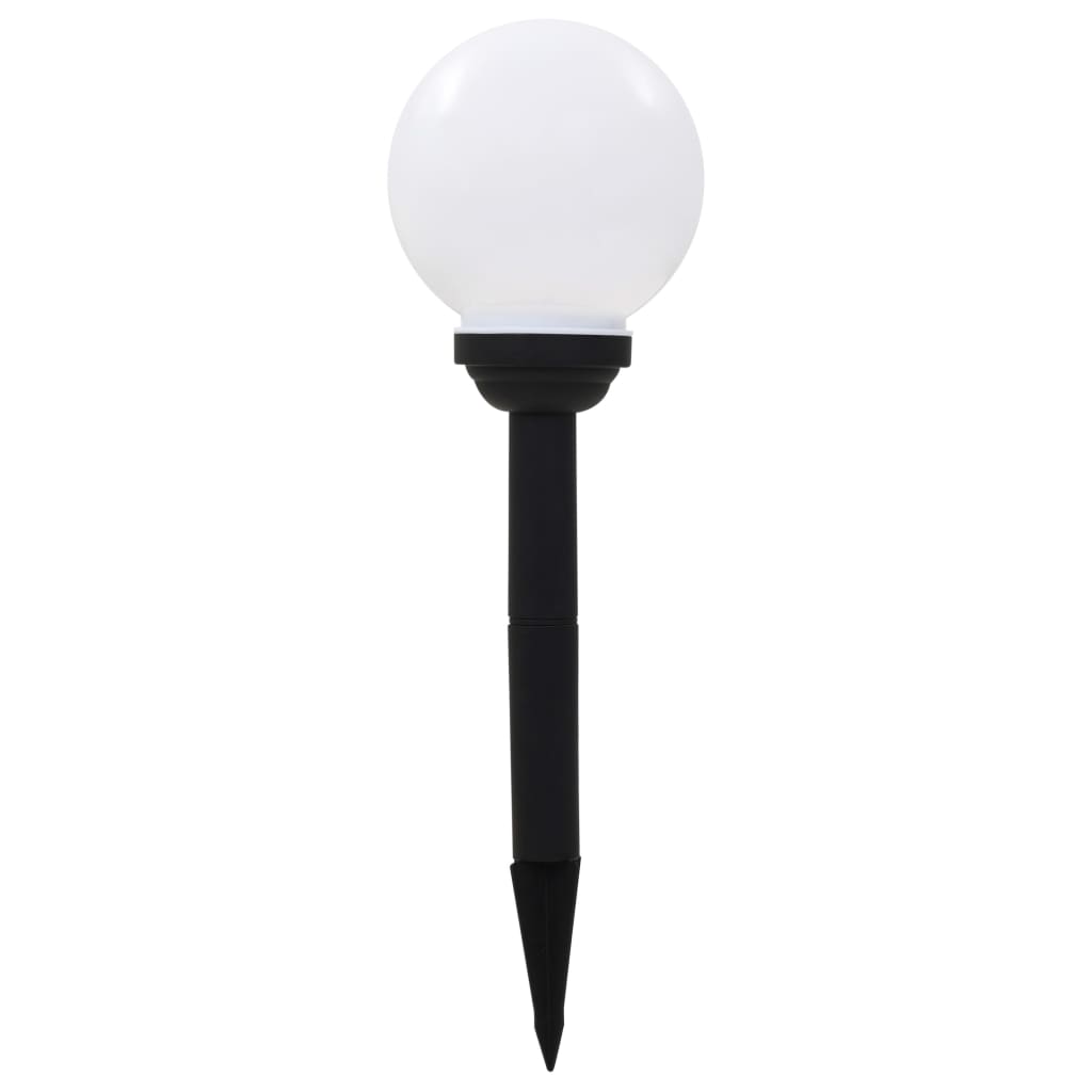 VidaXL Lampes solaires 6 pcs LED ronde 20 cm RVB