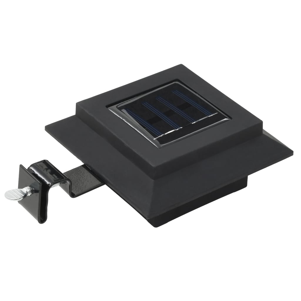 Vidaxl Solar Lamps 12 St Led Square 12 cm černá