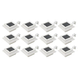 Vidaxl Solar Lamps 12 ST LED square 12 cm white