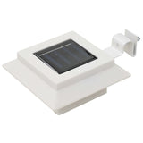 Sluneční lampy Vidaxl 12 St. Led Square 12 cm bílá